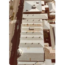 The roof of the Market Reserve and City Buildings, Flinders Street, Townsville, 1978