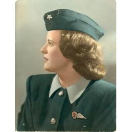 Clare McHugh, air hostess for ANA, Townsville, ca.1949