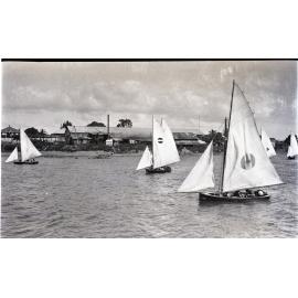 Jeffery collection : Sailing on Ross Creek, Townsville