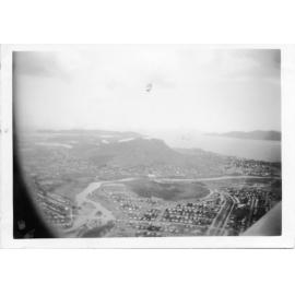 View of Townsville from the Royal Mail plane, Pengana, ca.1945 