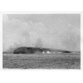 [The sinking of the Townsville Harbour Board dredge "Cleveland Bay", 6 April 1968]