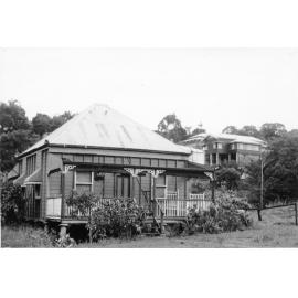Cyclone damage to a house in Gregory Street, North Ward 