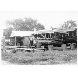Cyclone damage to the North Ward Bus Depot 