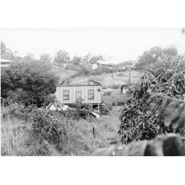 Cyclone damage to a house, lower Queen Street, Townsville 