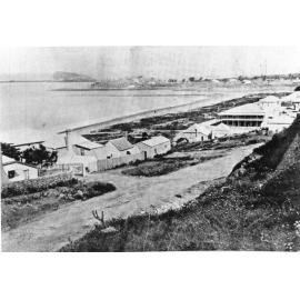 View of North Ward from Cleveland Terrace, showing the Queens Hotel, Fountain's folly and Magazine Island