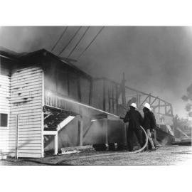Fire at the Queensland Department of Primary Industries Animal Health Station, Oonoonba, Townsville. 