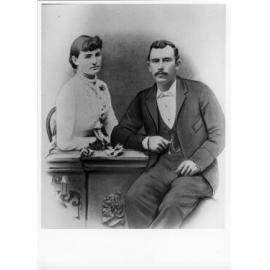 Unidentified couple, Schmid - Gleeson photograph collection. 