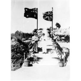Townsville mayor, Alderman J.S. Gill welcoming the Honourable M.P. Hynes for the official opening of the Castle Hill (Hynes) Road and the Hynes lookout. 