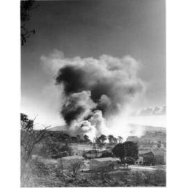 Fire at the Town Common, Townsville. 