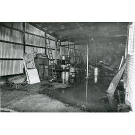 Fire at L.J. West and Sons storage warehouse, Morehead Street, South Townsville, 16 March 1976