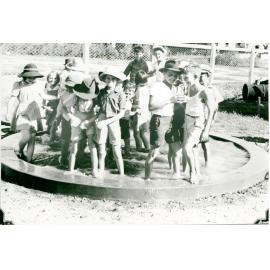 Opening of Paterson Playground, Charters Towers Road, Hermit Park, Townsville, 12th April, 1947