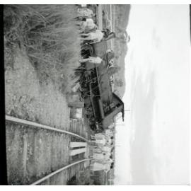Train accident north of Townsville, 1955