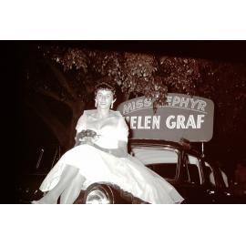 Townsville mardi gras, 1959. Helen Graf, Miss Zephyr