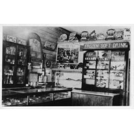 Mar Fan General Store, fresh food and cold drink section, 67 Charters Towers Road, Townsville, 1933 or 1935