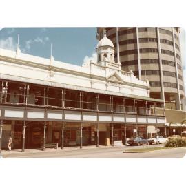 The partially demolished Market Reserve Building, Flinders Street, Townsville, 1978