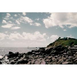 Fish trap, Kissing Point, Townsville, 1957