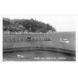 The swimming enclosure and jetty at Picnic Bay, Magnetic Island 