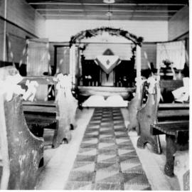 Ruth Walker's wedding at Aitkenvale Church, Townsville, 11 November 1944 