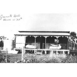 Kelso family's Granite Hills house, at Laudham Park, ca 1920 
