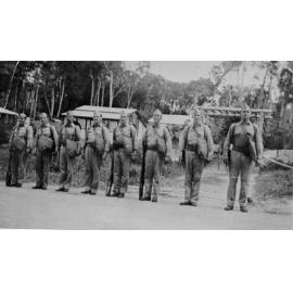 Paluma, U.S. soldiers on parade, 1942 