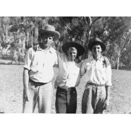 Dick Kelso, George McCann and Eric Patterson, ca 1930 