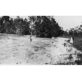 Ross River in flood, ca 1934 