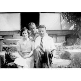 Mrs Rankin with Allan and Jim Rankin, ca 1930 