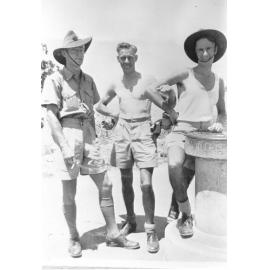 Col. Rheed, Harry Hassal and Jack Woodward, ca 1940 