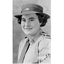 Lily Somers in uniform, ca 1943 