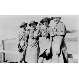 Lily Somers and friends, Townsville, ca 1943 