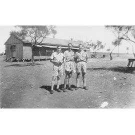 "Boof" Phillips, Jack Woodward and Ken Baker, ca 1940 