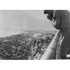 Townsville and harbour from Castle Hill, ca 1940 