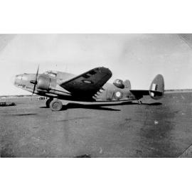 Aicraft "Hudson" on airfield, ca 1940