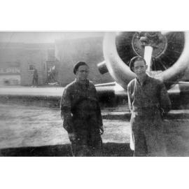 Allan Gamble at Laverton airfield, 1940 