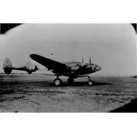 Aircraft, "Lockheed Lightening P38" fighter bomber, on airfield, ca 1940 