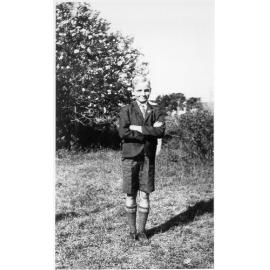 Glen Withnall, aged 11, ca 1937 