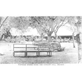 Magnetic Island, thatched dining room and concert hall, Arcadia, n.d. 