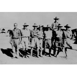 Ben Steen, Joe Atkinson, and George Robinson at Townsville Showgrounds, ca 1935 