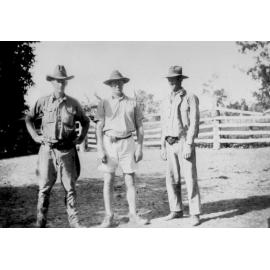 Dick, Ernie and Arthur Kelso, 1949 