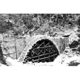 Mount Spec, bridge on Mount Spec Road closer to completion, 1932 
