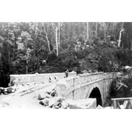 Mount Spec, Mount Spec Road bridge near completion, ca 1930 