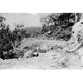 Mount Spec, construction of drainage on Mount Spec Road, ca 1930 