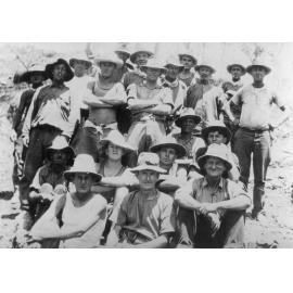 Mount Spec, workers on the Mount Spec Road, ca 1930 