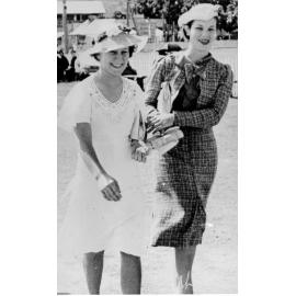 Nancy Patterson and Jane Kelso at the Townsville show, ca 1938 