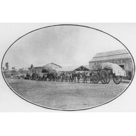 A.S.N. Wharf and Sheds, Townsville, 1870