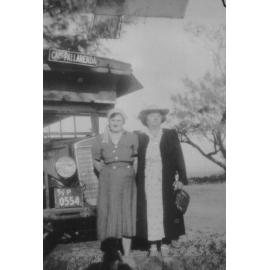Florence Buckby with friend, Cape Palleranda, Townsville, n.d. 
