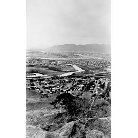 Townsville and Ross River from Castle Hill, ca 1946 