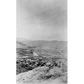 View of Townsville and Ross River from Castle Hill, ca 1946 