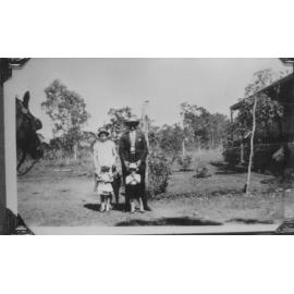 Neville family at Manton Railway Station, 1930 