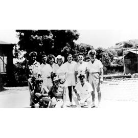 Sportspeople at the R.A.N. Tennis Club, South Townsville, n. d. 